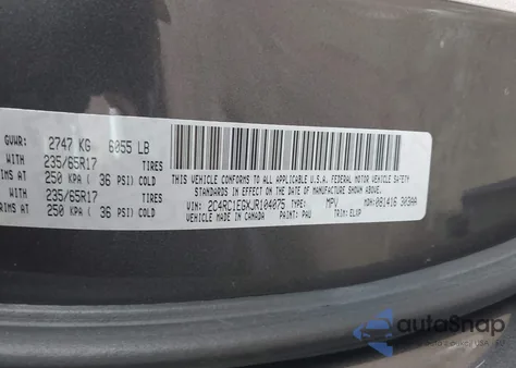 2018 Chrysler Pacifica Touring L Plus from USA, damaged, VIN 2C4RC1EGXJR104075